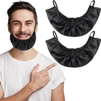 Men Beard Turban Beard Bandanas Beard Cover Facial Bib Caps Adjustable Facial Beards Protection Rag Hair Shaping Apron Men Gifts 2