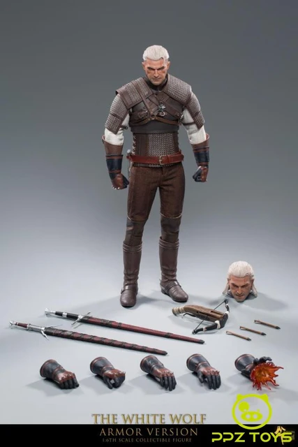 MTTOYS MT006 Armor Version White Wolf Witcher Geralt 1/6 Movable