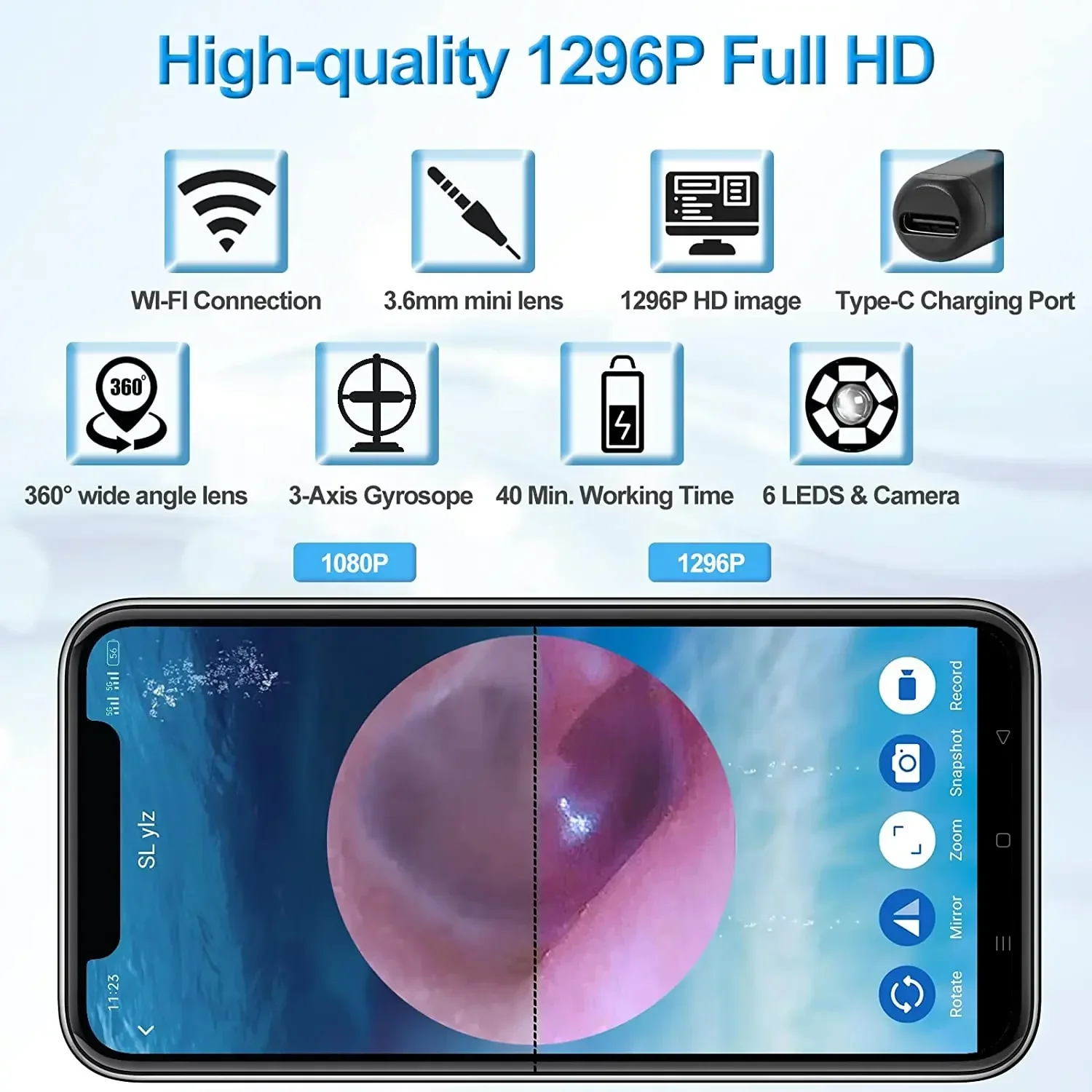 Рисунок 2 - Беспроводной Wi-Fi визуальный ушной