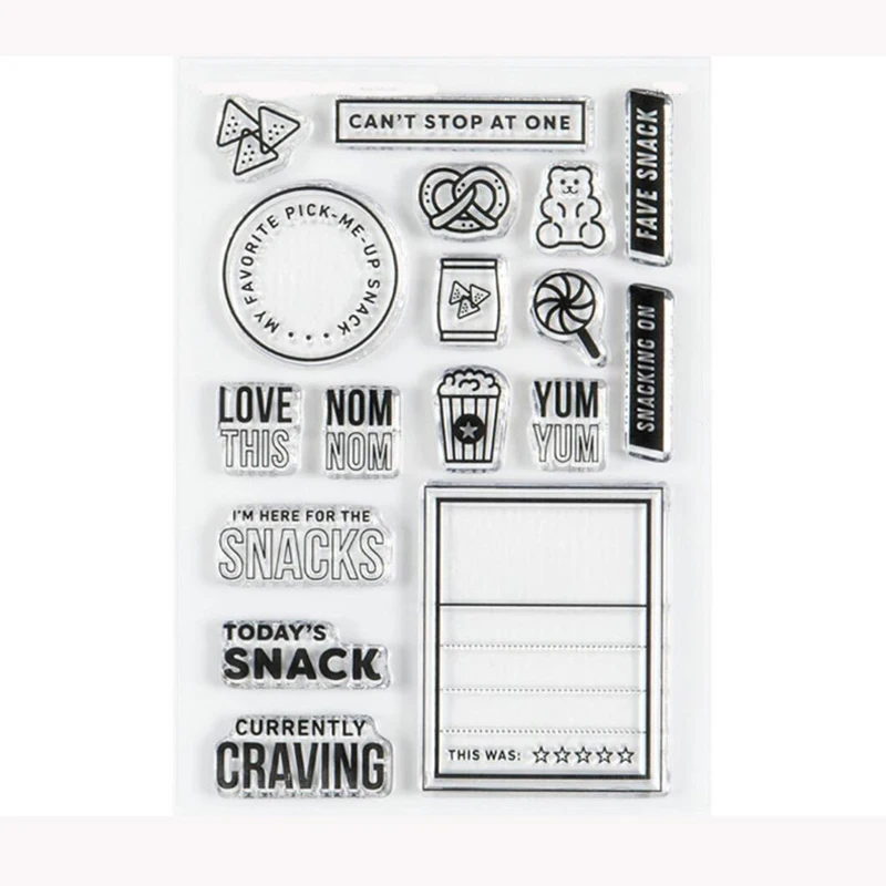 Zfparty New Transparent Clear Silicone Stamps For Diy Scrapbooking