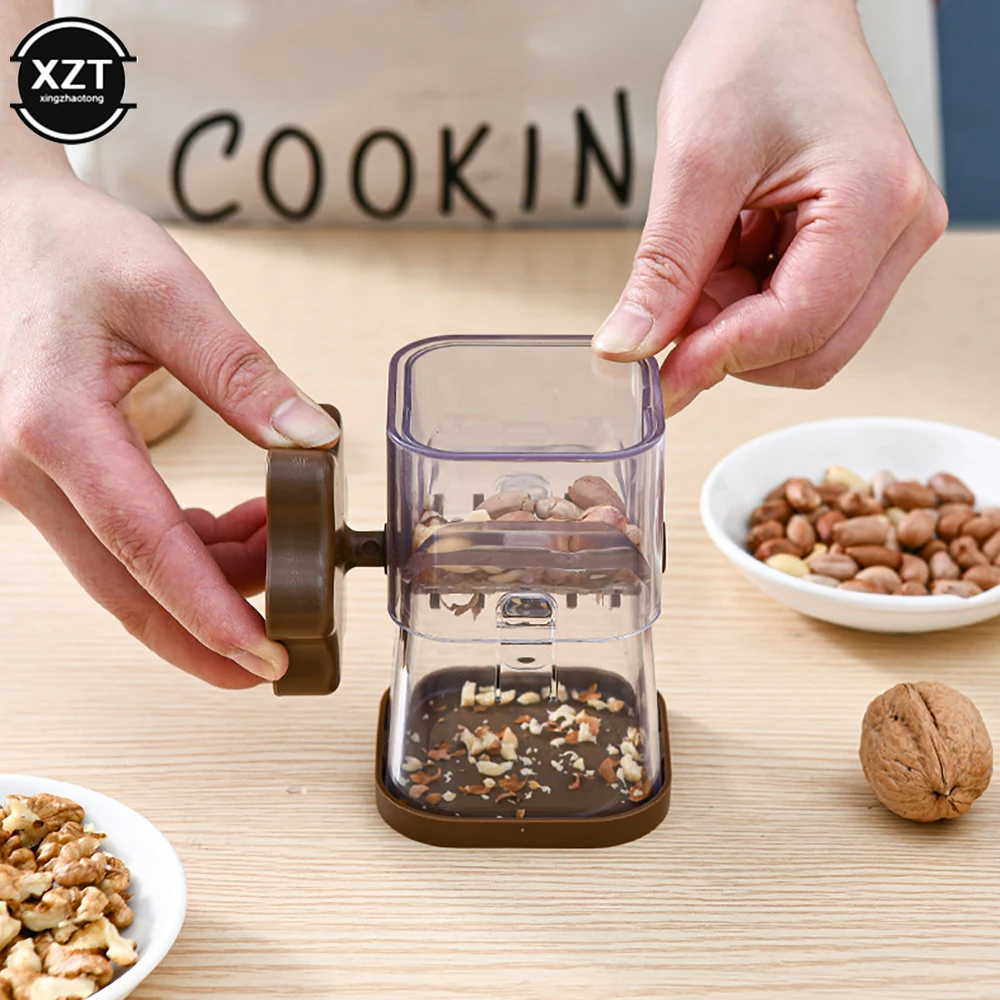 Nut Crusher Manual Peanut Paste Masher Portable Dried Fruit Crusher Grinder Hand Walnut Chocolate Chopper Kitchen Accessories