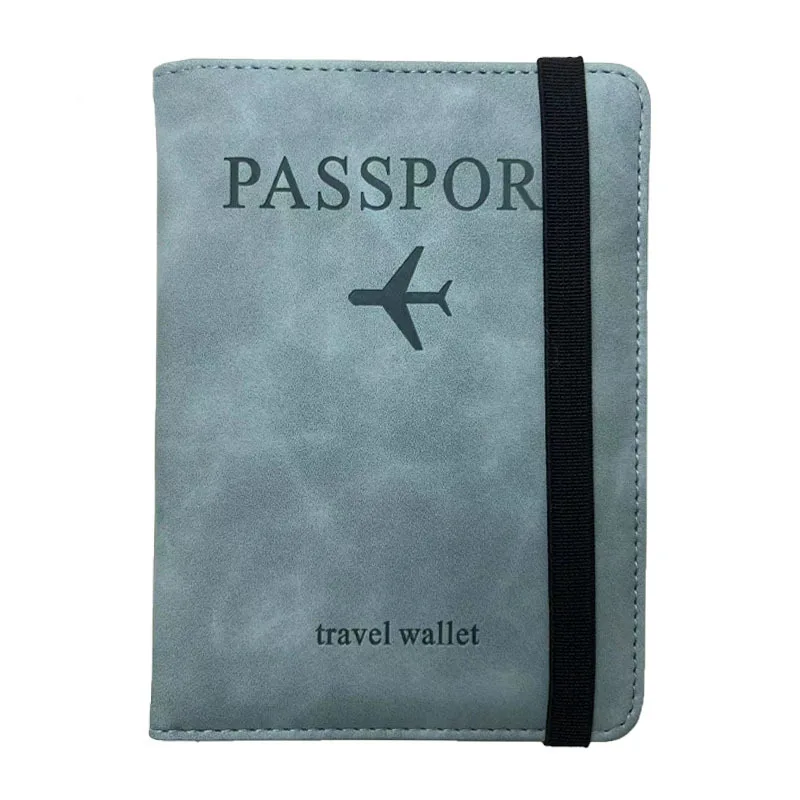 

PU RFID Passport Cover Credit ID Card Wallet Waterproof Document Multi-Function ID Bank Card Wallet Case Travel Accessories