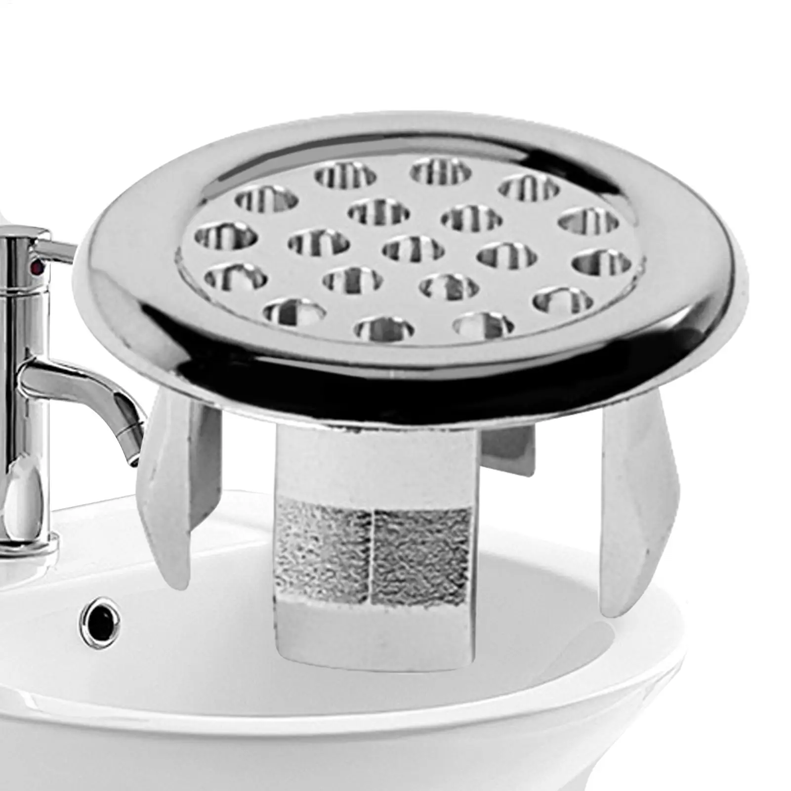 1Pcs Sink Overflow Ring Cover Replacement Bathroom Basin Trim Bath Round Plastic Sink Overflow Hole Covers Kitchen Accessories