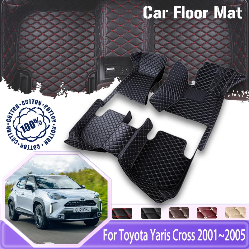Hybrid Car Floor Mats For Toyota Yaris Cross XP210 2020 2021 2022 2023