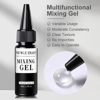 NICOLE DIARY 30ml Color Mixing Gel Nail Polish Soak Off UV LED Nail Glitter Sequins Fusion Gel Varnish Manicure Decoration Tool 2