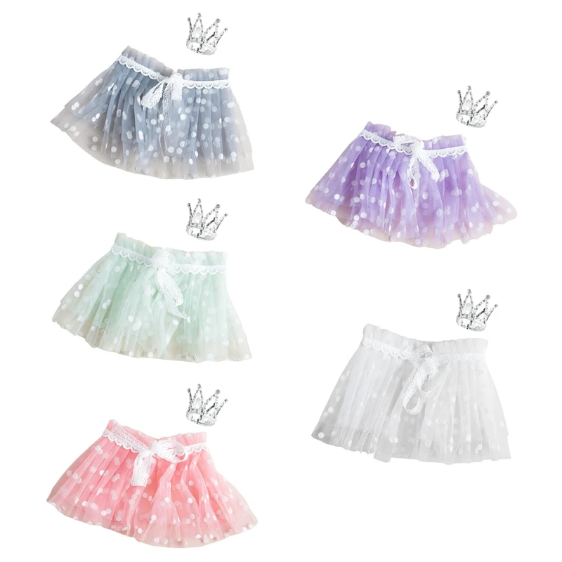 

2Pcs Newborn Photography Props Short Skirts+Headwear Clothes Headdress Set