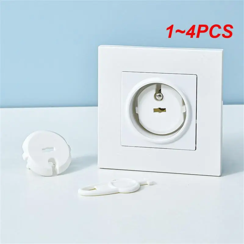 1~4PCS Socket Protector Separate Key Chain Design Baby Cant Start Children Protective Cover Babys Safety Hide The Switch