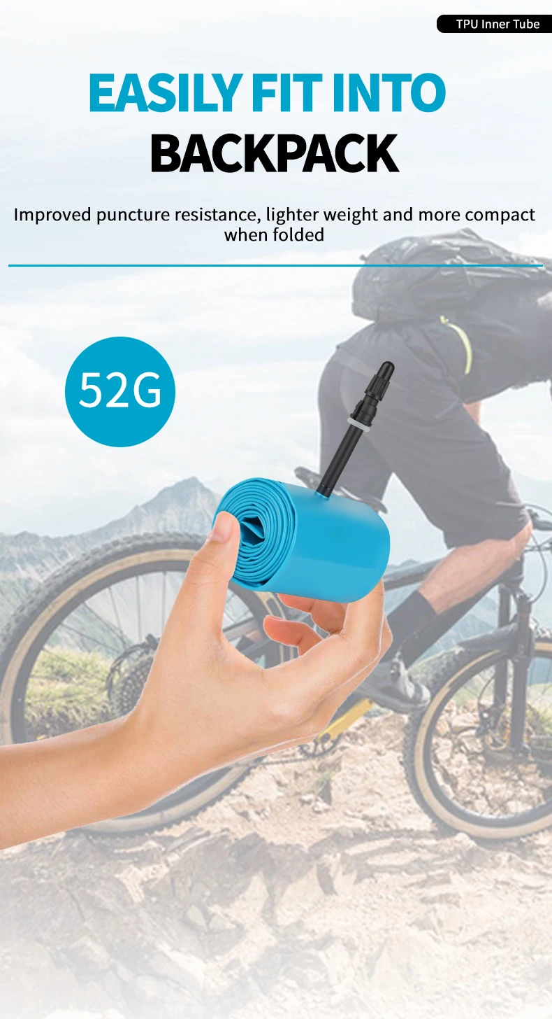 Description Picture 5 of itemGUSTAVO Bicycle TPU Inner Tube 16" 305 349 16x1-3/8 1.1 1.25 1.35 1.5 1.75 1.95 2.125 2.4 Tyre Camera FV 45/65mm BMX Bike Tire