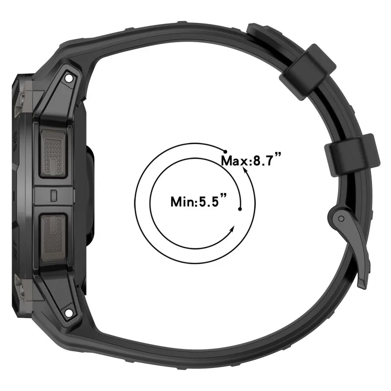 Enhanced Silicone Smart Watch Strap for Garmin Instinct – Durable and Comfortable Wrist Band Bracelet