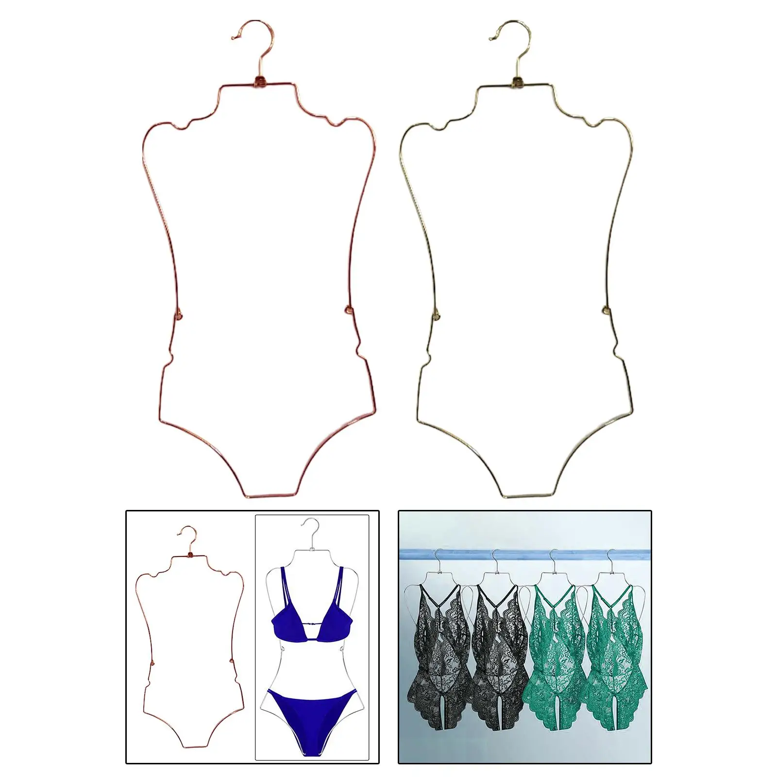 SwimsuitDisplayHangerDurableBathingSuitHangerBodyShapeLingerie