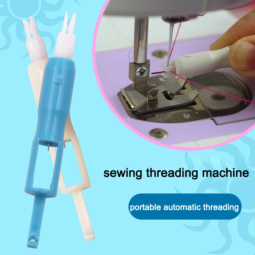12PcsSewingMachineNeedleInserterThreaderAutomaticThreaderQuickSewingThreaderNeedle