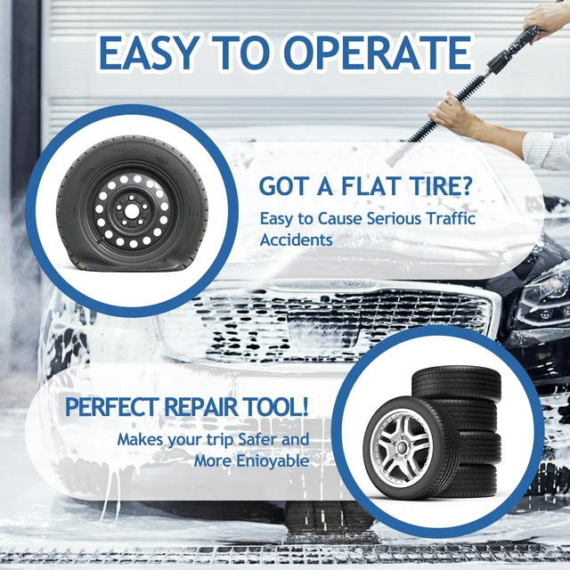 Rullo Toppa Per Riparazione Pneumatici - Kit Attrezzi Per Gomme - Foto 11