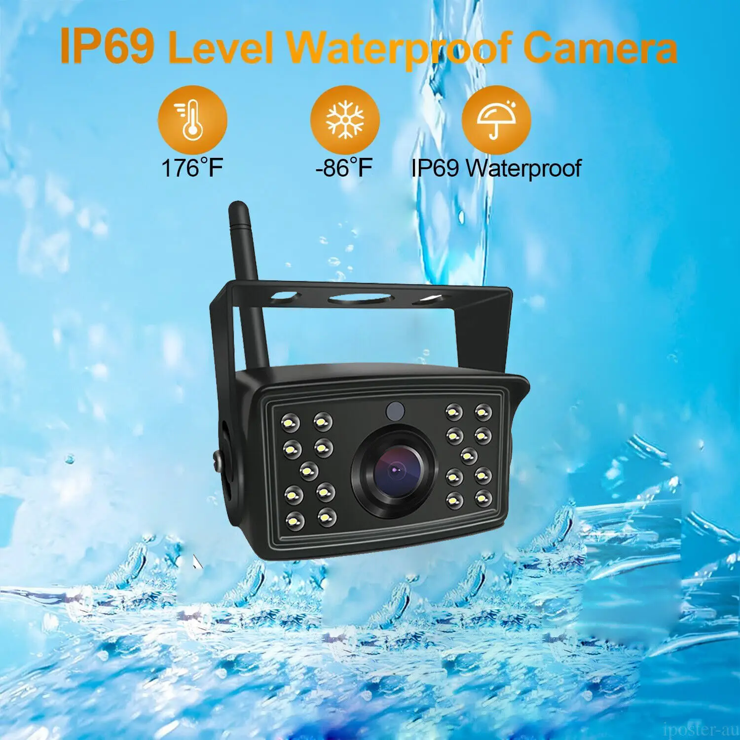 iPoster-Wireless Reverse Backup Camera, 7