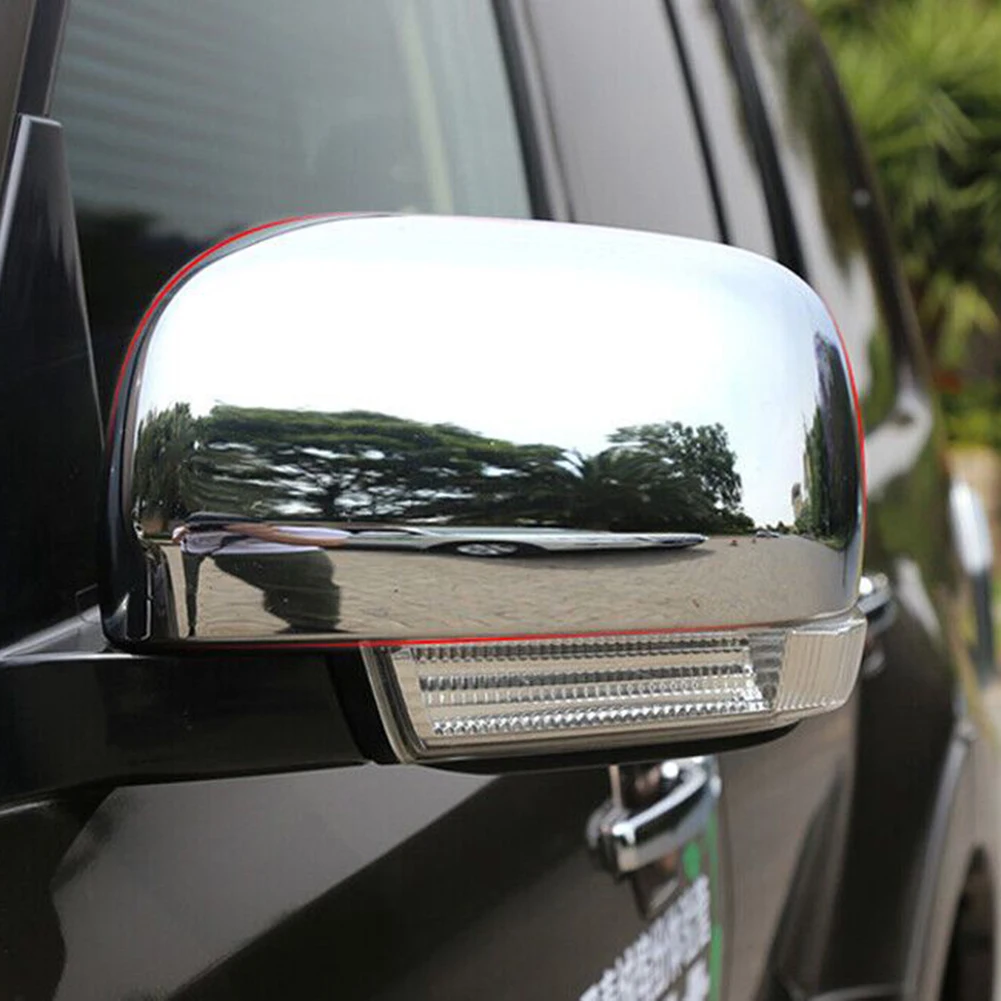 

Rearview Mirror Cover Trim Brand New Chrome Side Door 1pcs 2007-2021 Abs Plastic Car Stickers Auto Accessories