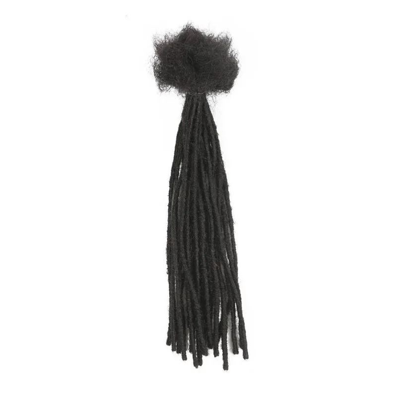 0.2cm locks Extensions Handmade Dreadlocks Human Hair Afro Dreadlocks Extensions Brazilian Real Human Hair For Women/Men 2