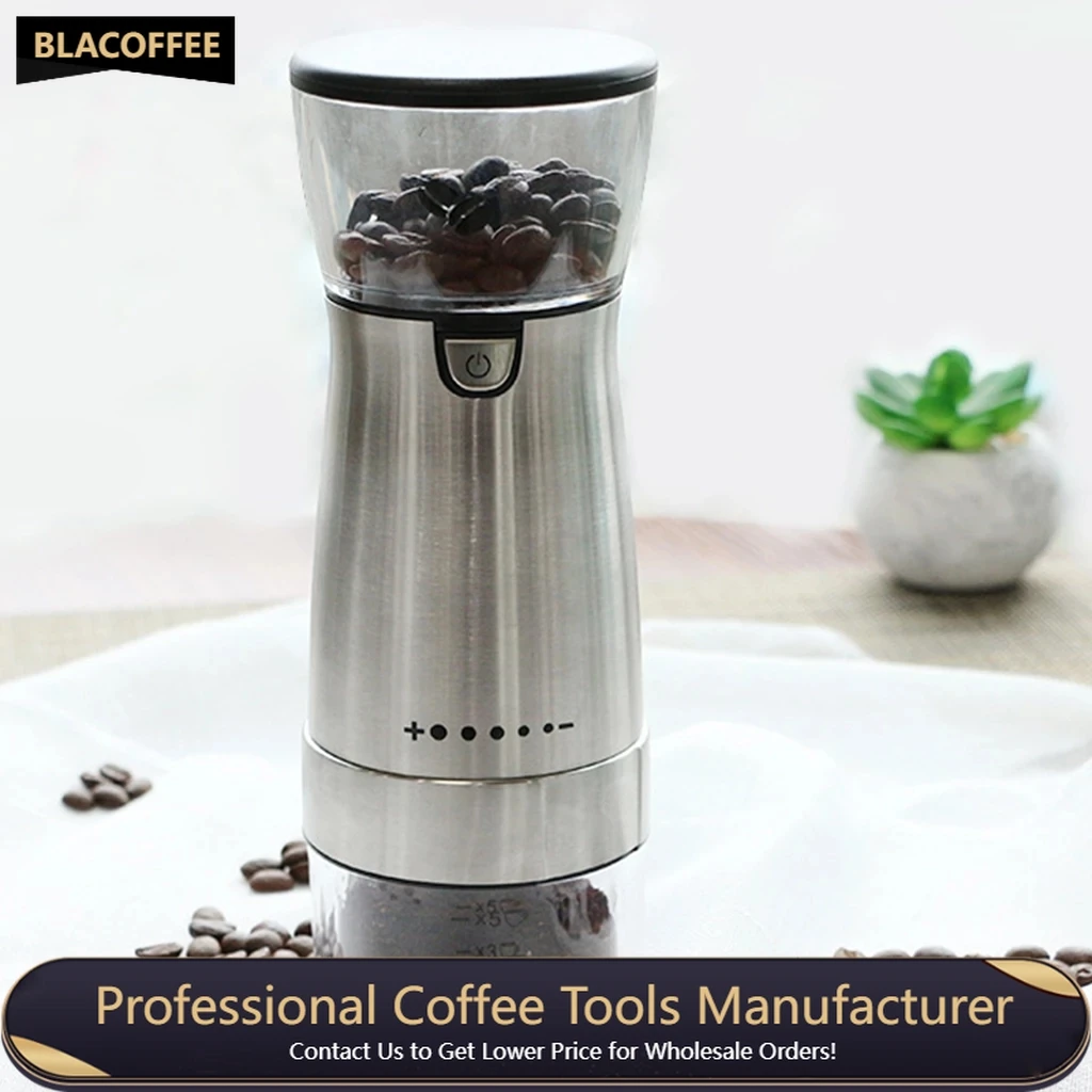 

Electric Coffee Grinder Usb Charging Pepper Coffee Bean Grinding Machine Removable Stainless Steel Professional Coffee Grinders