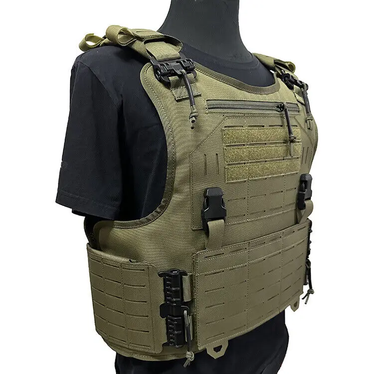 Quick Release Laserschneiden Molle System Jagd Training Taktische Weste Plattenträger Leichtgewicht – Detail 6