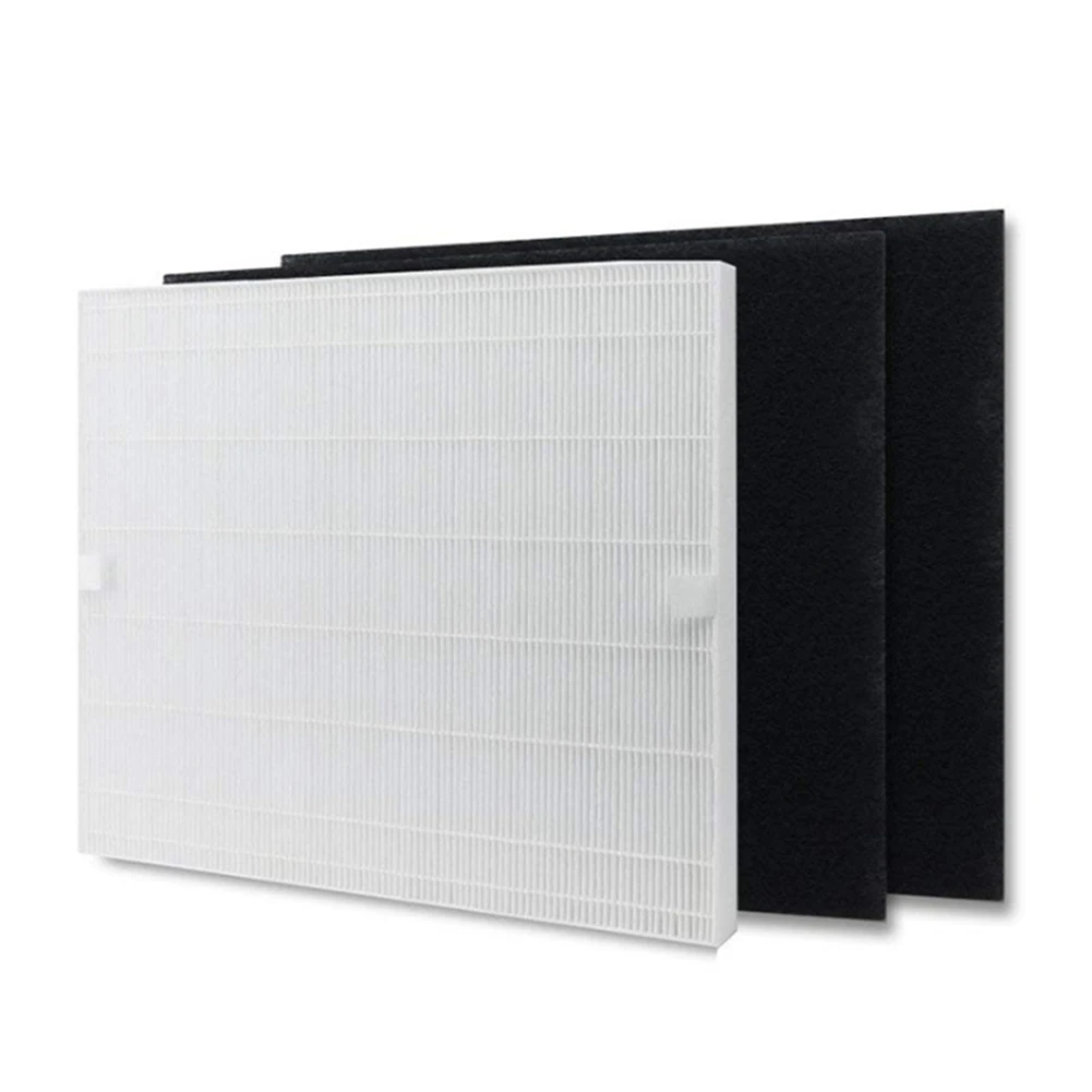 3Pcs Air Purifier Replace HEPA & Carbon Filter Set AP1512HH Fit for