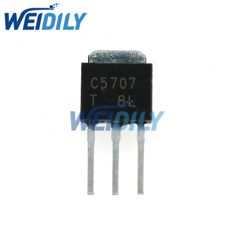 10PCS C5707 2SC5707 LCD Fittings Triode Transistors NPN TO 251 c5707 ...