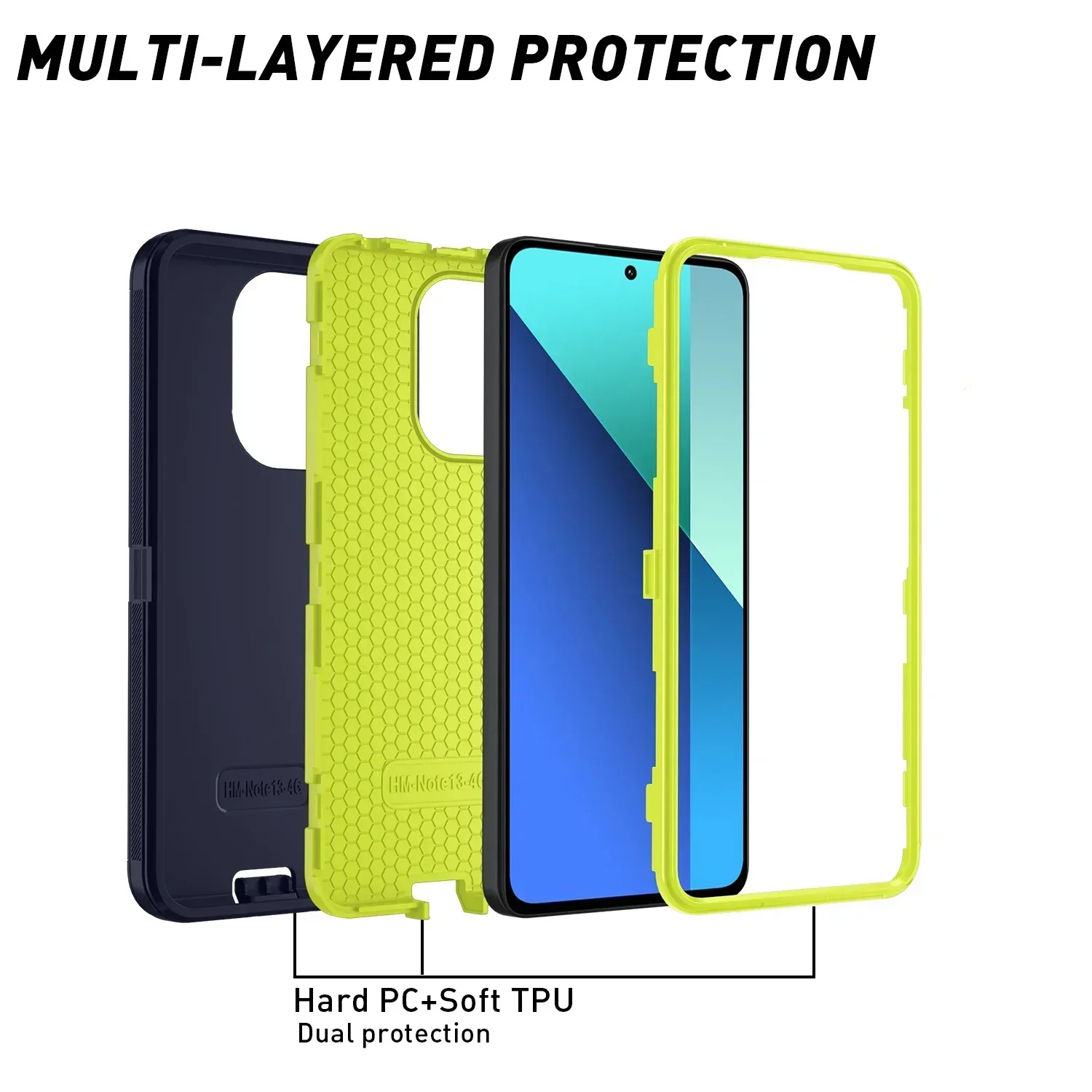 Armor Box Shockproof Dustproof Rugged Phone Cover