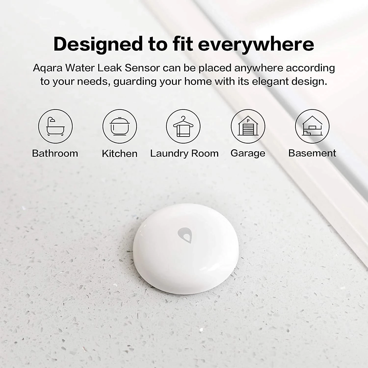 Aqara Water Leak Sensor Zigbee Water Immersing Sensor Detector Alarm Security Soaking Smart Home Work With Mi Home APP smart water leak sensor