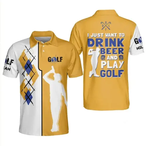 Men's Polo Shirt Outdoor Golf Sports Short Sleeve Oversized Tops Fashion Lapel Button T Shirts Unisex Business Casual Golf Wear - Image 2
