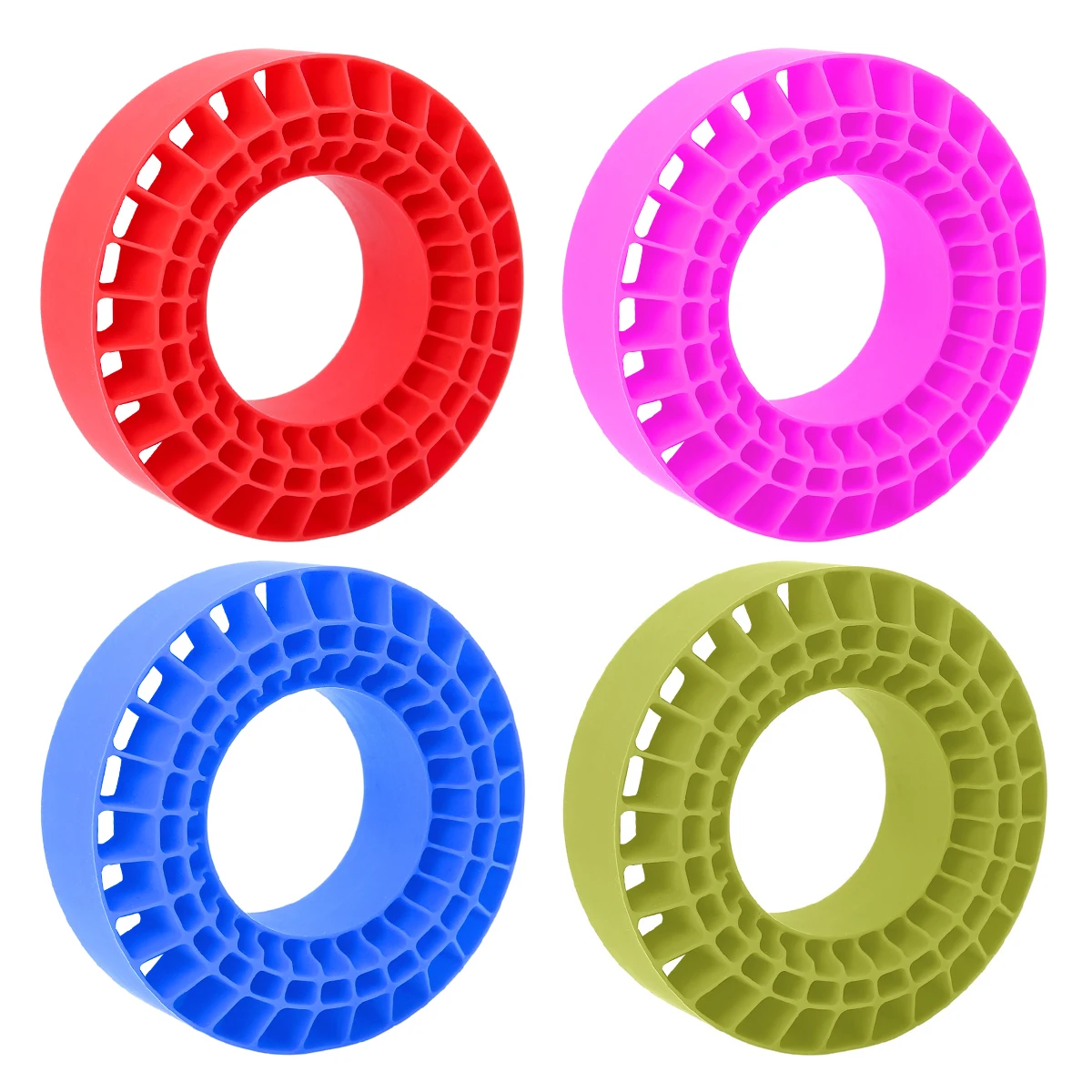 Silicone Insert Foam Fits 1.9 Inch Tires for 1/10 RC Crawler Axial SCX10 Capra TRX4 TRX6 MST CMX VS4-10, DIY 108mm Tire Inserts