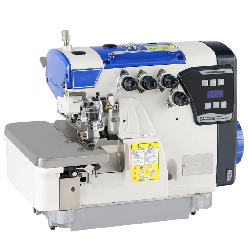 

factory direct drive new and 2 hand three thread overlock machine industrial