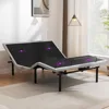 Adjustable Bed Frame Queen, Adjustable Bed Base with Massage, Zero Gravity Electric Bed with Wireless Remote, Head and Foot 1