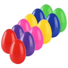 12Pcs Easter Candy Boxes Egg-shaped Candy Storage Boxes Party Supplies (Mixed Color) tanie i dobre opinie CN (pochodzenie)