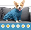 Dog Clothes Soft Fleece Pullover Pajamas For Small Medium Large Dogs Warm Thicken Jacket Pet Jumpsuit Winter Coat 3