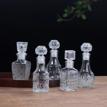 양주 버본 바웨어용 투명 유리컵, 위스키 디캔터 파티, 위스키 유리병, 100 ml, 150ml, 1 개