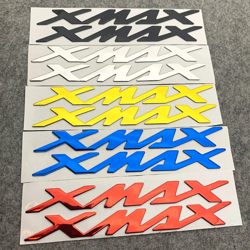 Motorcycle Emblems Stickers for YAMAHA X-MAX400 XMAX300 XMAX 250 X-max 125 3D Three-dimensional Logo Decal Accessories cht volcano nozzle 0 2 0 3 0 4 0 6 0 8mm for 3d printer ender 3 high flow three eyes device brass nozzle 3d printer accessories