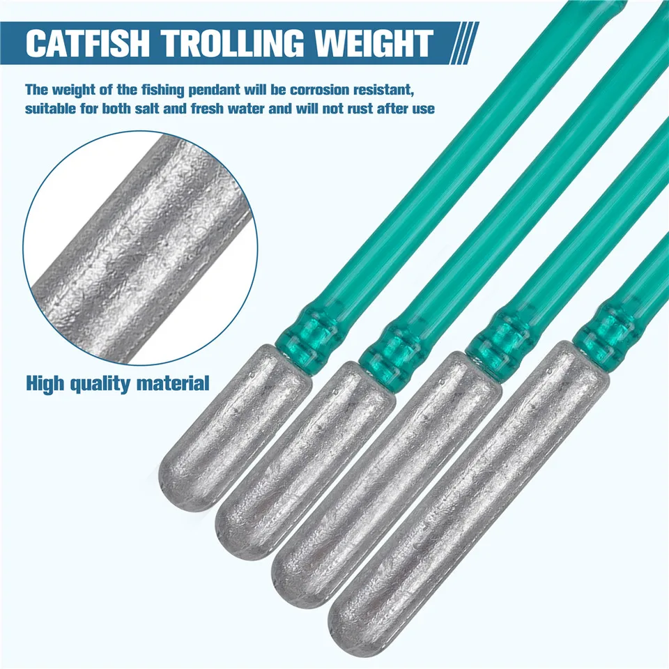 Catfishing Equipment Rattle Snake Dragging Weights, Snagless