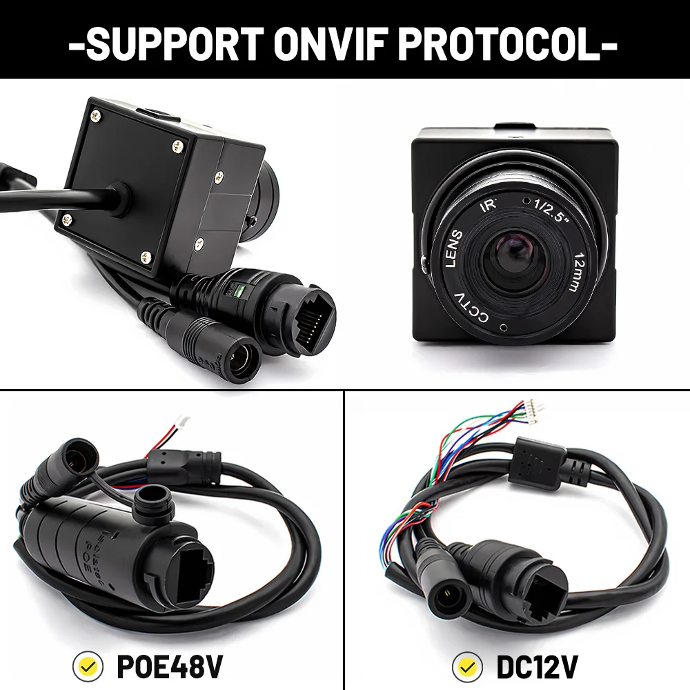 10X Zoom Industrial IP Camera 2MP 50FPS High Speed Motion Camera 5-50mm Manual Z
