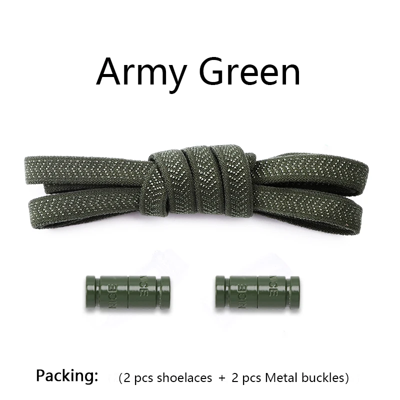 Vibrant No-Tie Elastic Shoelaces for Effortless Footwear