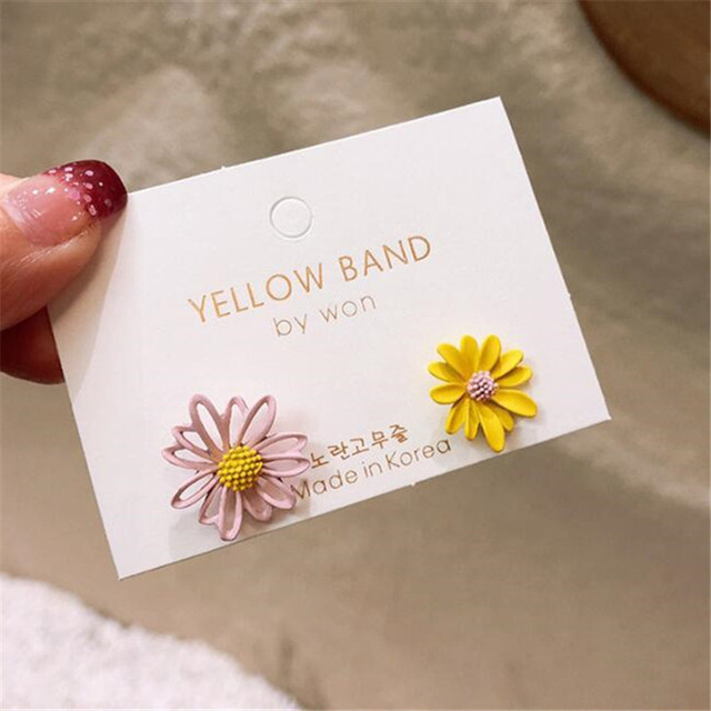 Small Flower Earrings for Women Girls Kids Sweet Jewelry Gifts Boucle D'oreilles Aretes De Mujer Simple Accessories 2022