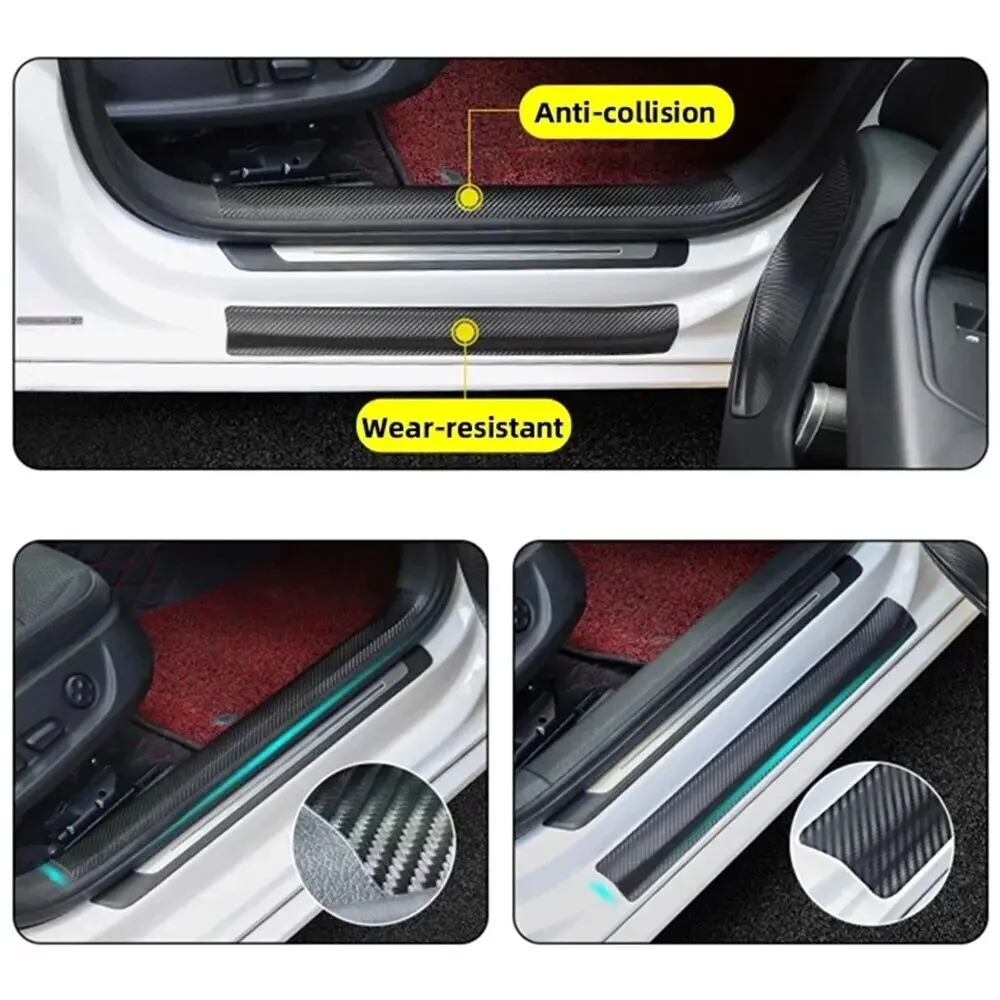 Pellicola per carrozzeria auto in fibra di carbonio nano Striscia protettiva per pasta fai-da-te Pellicola protettiva impermeabile per davanzale della portiera dell'auto Nastro antigraffio per specchietto laterale - Image 6