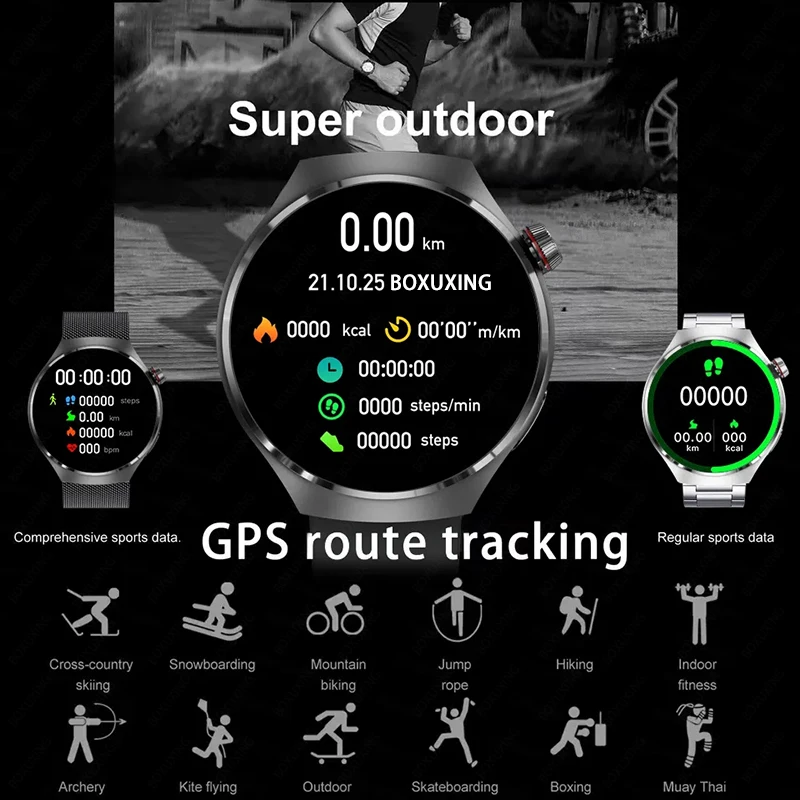 ȭ GT4  GPS NFC Ʈ ġ , 360*360 AMOLED ȭ ɹڼ  ȭ, IP68   Ʈġ 2024