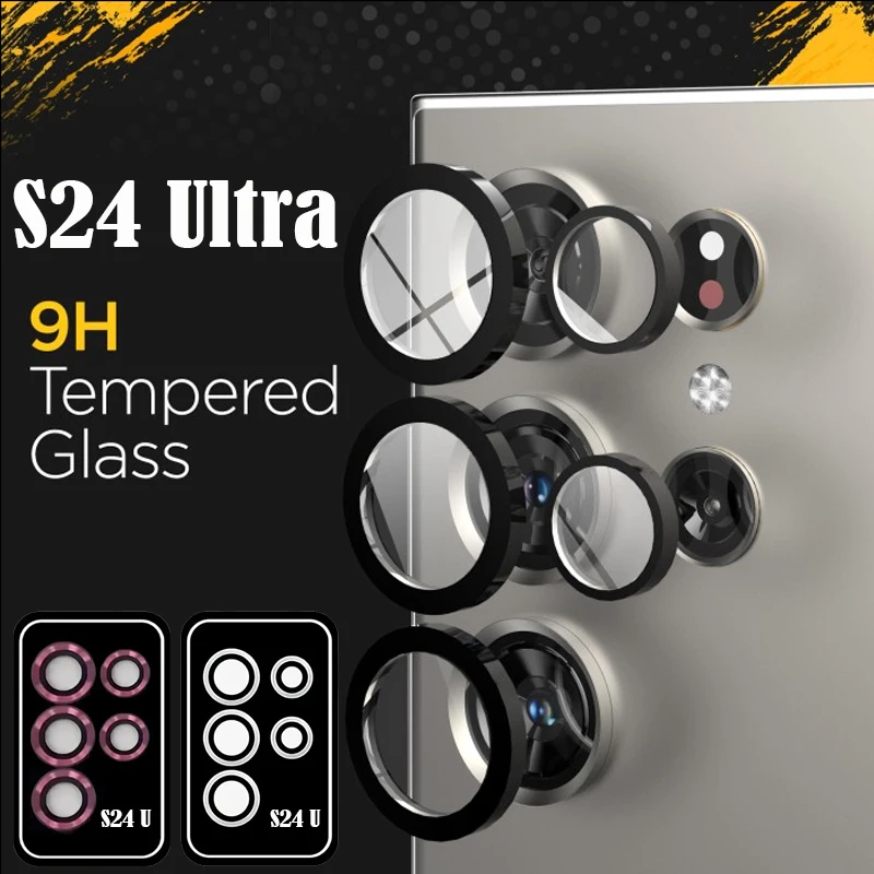 Premium Metal Camera Lens Glass Protectors with 9H Tempered Glass