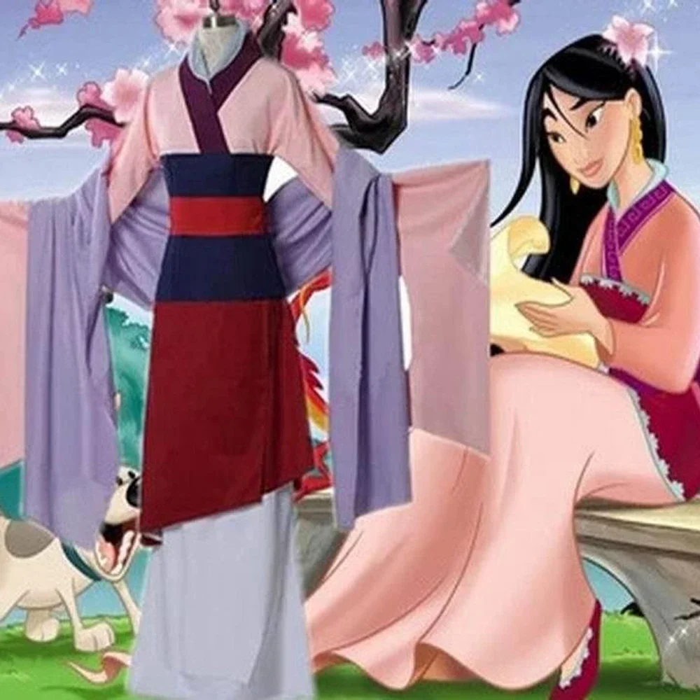 메이드 민족 코스튬 뮬란 코스프레, 영화 및 애니메이션, 여성 한푸 코스프레, 뮬란 공연 코스튬, 고대 코스튬