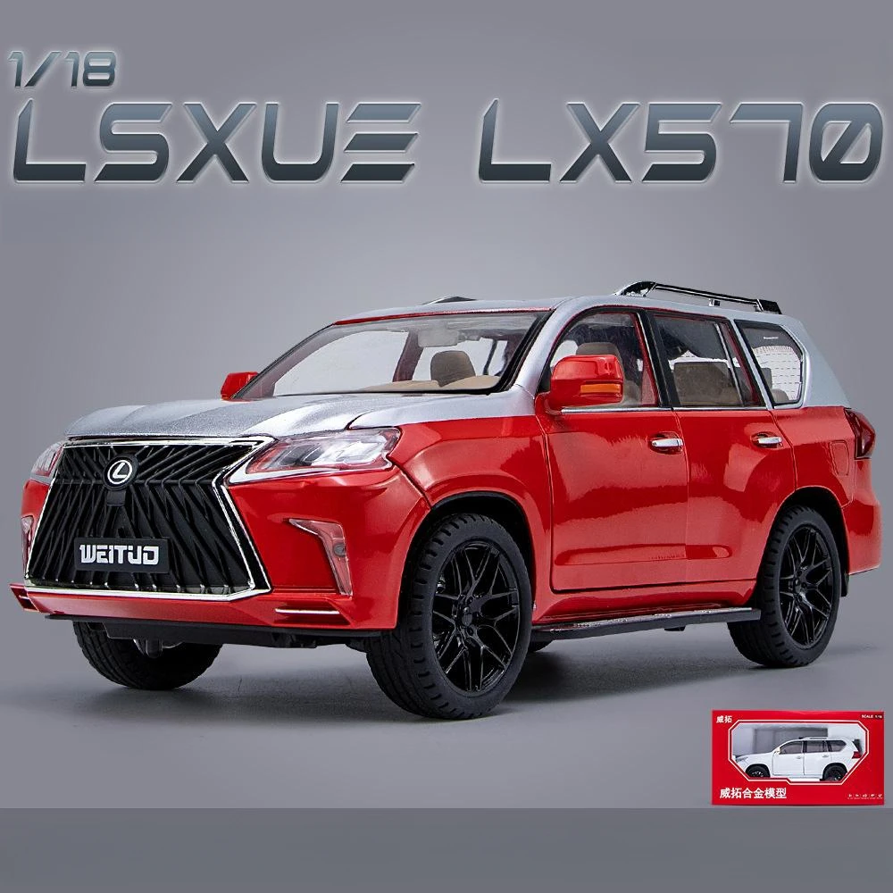 1/18 Lexus LX570 SUV Sport Toy Car Diecast Metal Model