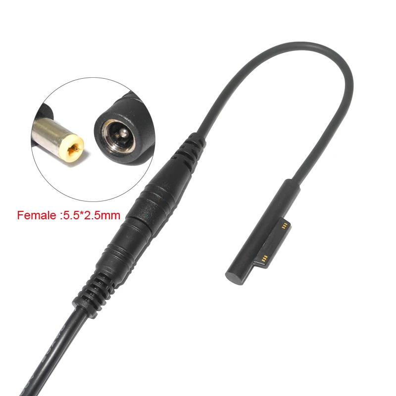 Huiyuan 5.5*2.5Mm Dc Plug Adattatore Per Caricabatterie Cavo Di Ricarica Cavo Connettore Di Alimentazione Per Laptop Adatto Per Microsoft Surface Pro 