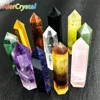 Natural Stone and Crystals Point Wand Witchcraft Rose Quartz Amethyst Home Decoration Mineral Stones Crafts Room Aquarium Decor 1