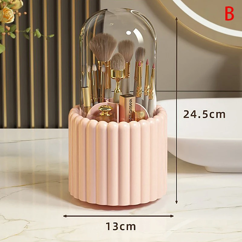 Luxury Rotating Makeup Brush Holder