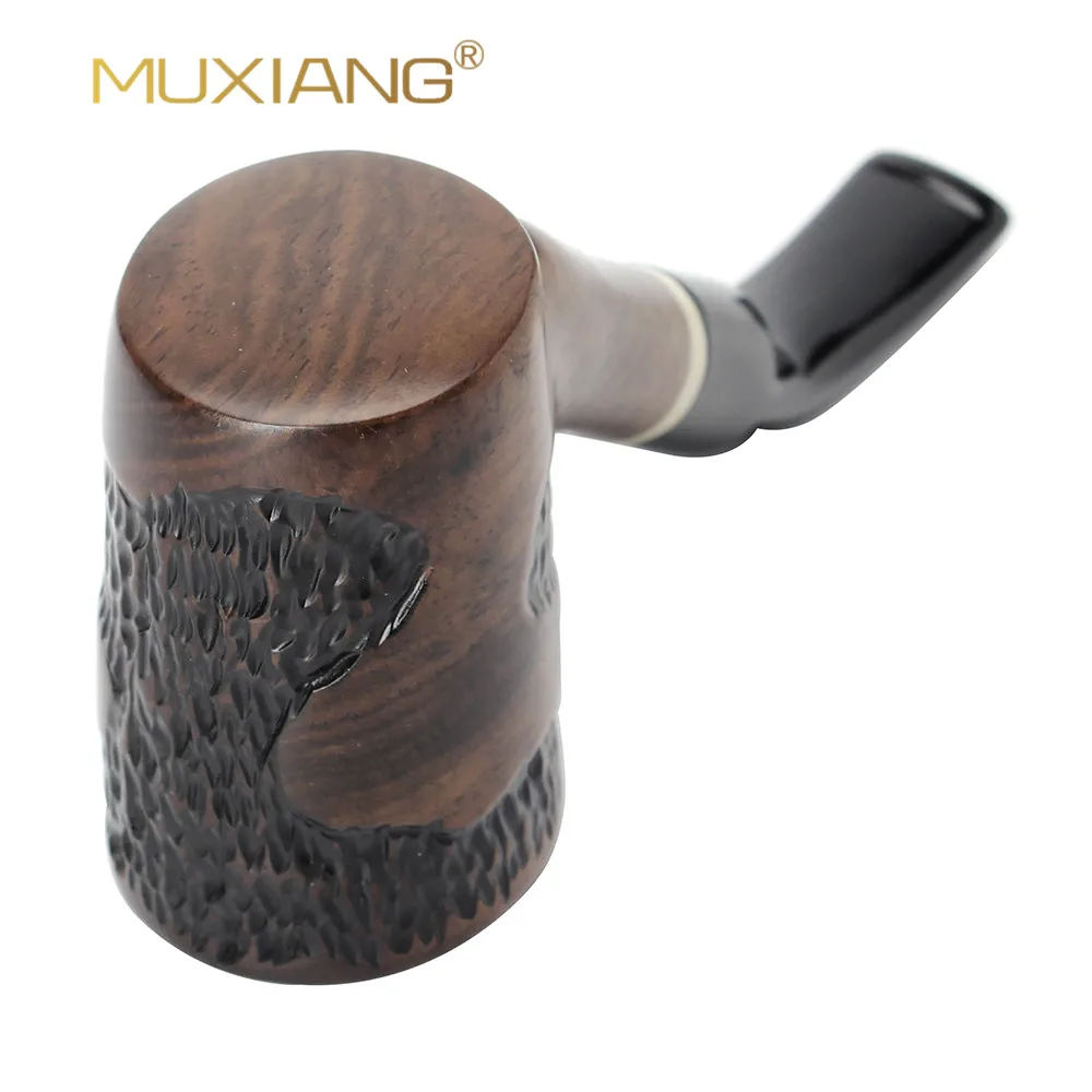 Tobacco Pipe JIBILL Cherrywood Sandalwood 9mm Channel Acrylic Handle