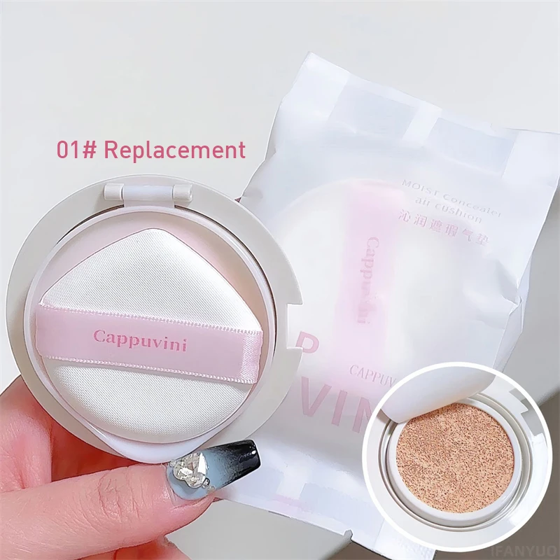 Air Cushion CC Cream Waterproof Liquid Foundation Cream Full Coverage Oil-control Long-lasting Face Concealer 3 Colors liquid foundation cc cream cushion foundation waterproof foundation air cushion cream makeup cream makeup cosmetics