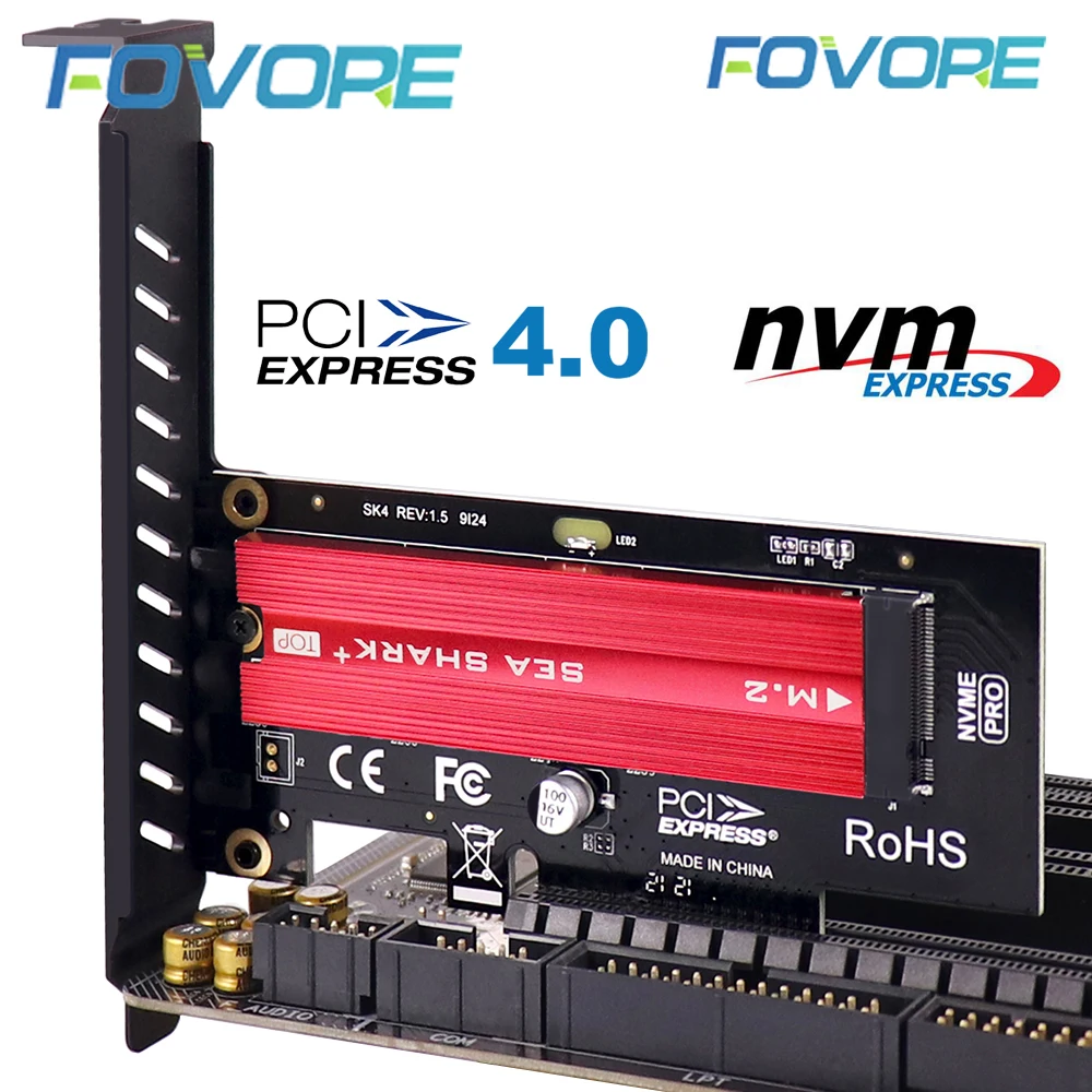 ZoeRax NVME Pro Adapter M.2 NVME Pro SSD to PCIe 4.0 Adapter Card Pcie Video