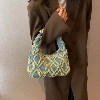 Canvas Women's Bag Diesel Messenger Bag Y2K Shoulder Cross Bag Qualitied Denim Tote Satchel Luxury Designer Handbags Bucket Bags