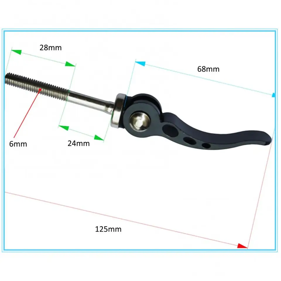Serrage rapide pour collier de tube de selle de vélo